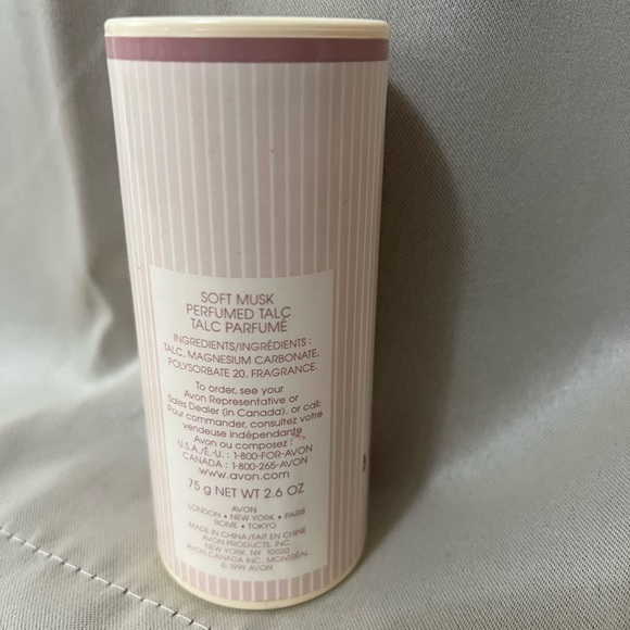 Women's Vintage Avon Soft Musk Body Powder - Picture 2 of 4
